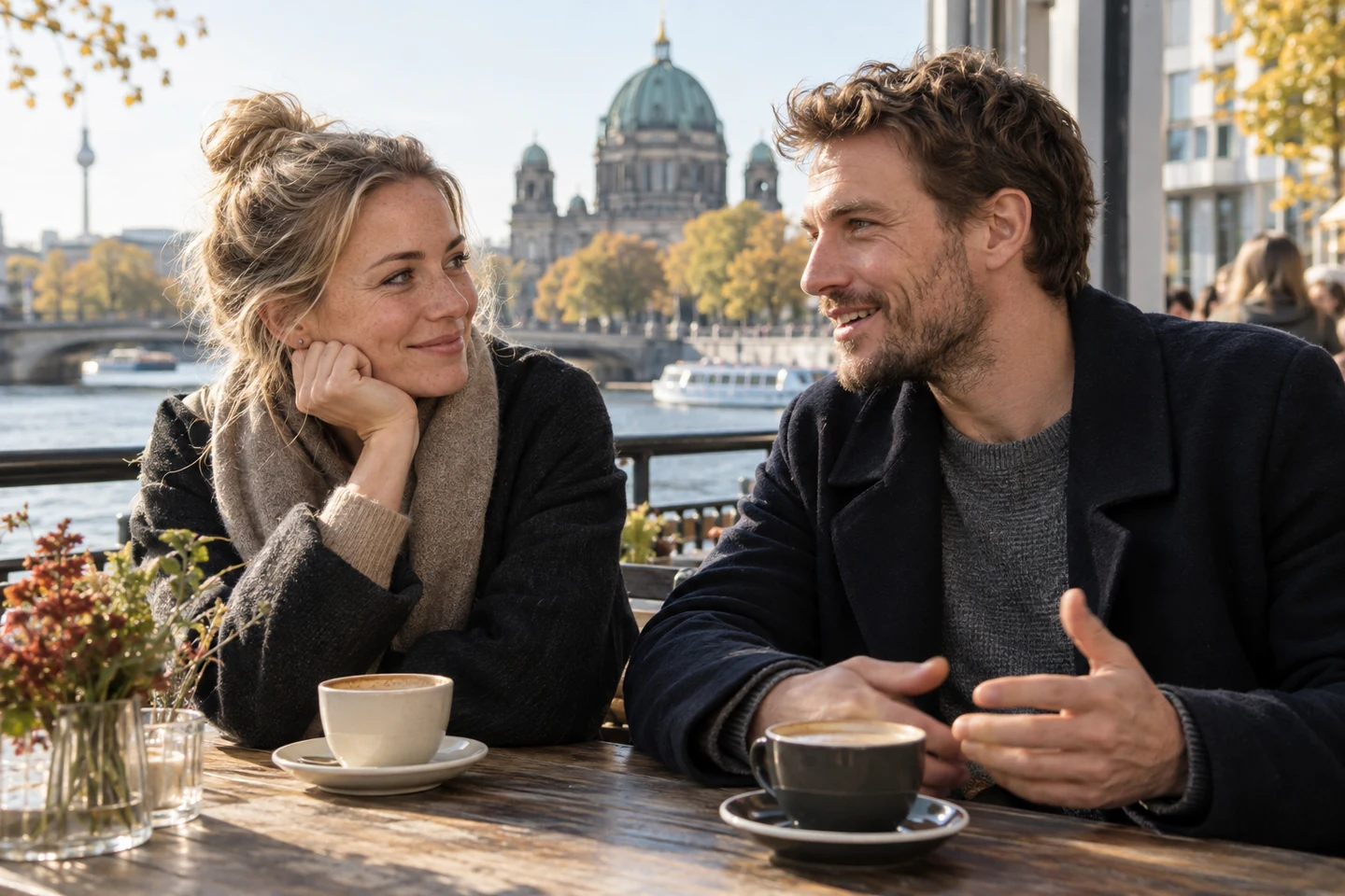 Modelle bei einem Date; es handelt sich nicht um Mitglieder
